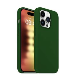 Buff iPhone 15 Pro Koyu Yeşil Rubber Fit Kılıf