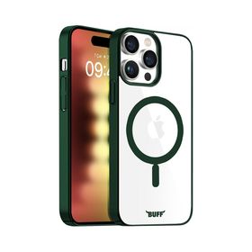 Buff iPhone 15 Pro MagSafe Slim Fit Dark Green Kılıf
