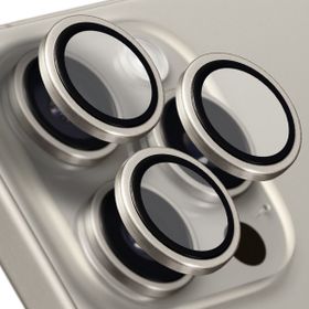 Buff iPhone 15 Pro Max / 15 Pro Gray Titanyum Kamera Lens Koruyucu