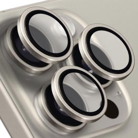 Buff iPhone 15 Pro Max / 15 Pro Gray Titanyum Kamera Lens Koruyucu
