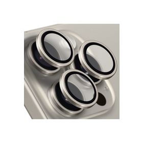 Buff iPhone 15 Pro Max / 15 Pro Gray Titanyum Kamera Lens Koruyucu