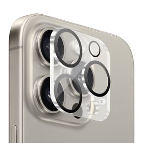 Buff iPhone 15 Pro Max / 15 Pro Şeffaf Kamera Lens Koruyucu