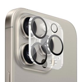 Buff iPhone 15 Pro Max / 15 Pro Şeffaf Kamera Lens Koruyucu