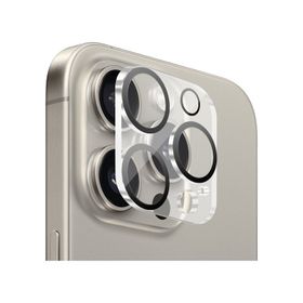 Buff iPhone 15 Pro Max / 15 Pro Şeffaf Kamera Lens Koruyucu