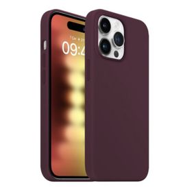 Buff İphone 15 Pro Rubber Fit Bordo Kılıf