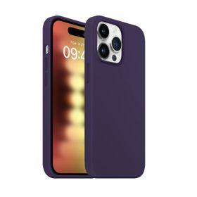 Buff İphone 15 Pro Rubber Fit Mor Kılıf