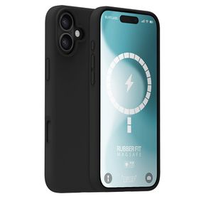 Buff iPhone 16 MagSafe Rubber Fit Silikon Siyah Kılıf