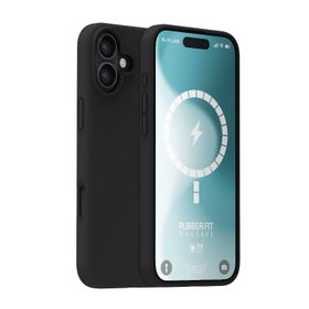 Buff iPhone 16 MagSafe Rubber Fit Silikon Siyah Kılıf