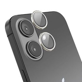 Buff iPhone 16 Plus / iPhone 16 V2 Gri Metal Kamera Lens Koruyucu