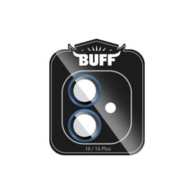 Buff iPhone 16 Plus / iPhone 16 V2 Mavi Metal Kamera Lens Koruyucu