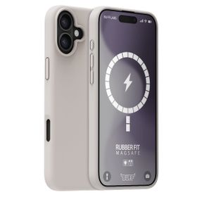 Buff iPhone 16 Plus MagSafe Rubber Fit Silikon Taş Grisi Kılıf