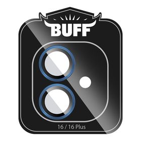 Buff iPhone 16 - Plus Mavi Metal Lens Koruyucu