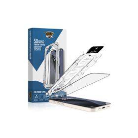 Buff iPhone 16 Pro 5D Glass EasyFit Şeffaf Ekran Koruyucu