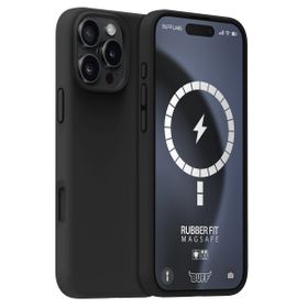 Buff iPhone 16 Pro Magsafe Rubber Fit Silikon Siyah Kılıf