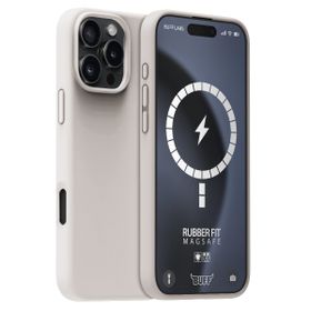 Buff iPhone 16 Pro MagSafe Rubber Fit Silikon Taş Grisi Kılıf