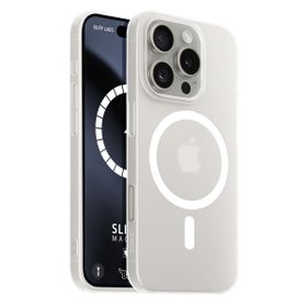 Buff iPhone 16 Pro MagSafe Slimfy Beyaz Kılıf