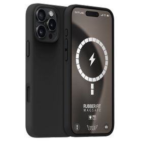 Buff iPhone 16 Pro Max Magsafe Rubber Fit Silikon Siyah Kılıf