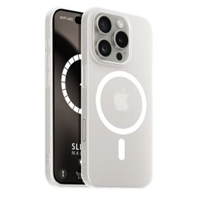 Buff iPhone 16 Pro Max MagSafe Slimfy Beyaz Kılıf