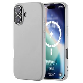Buff iPhone 17 Magsafe Rubber Fit Gri Silikon Kılıf