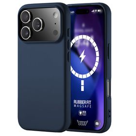 Buff iPhone 17 Pro Magsafe Rubber Fit Lacivert Silikon Kılıf