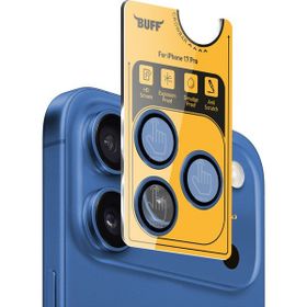 Buff iPhone 17 Pro Mavi Metal Kamera Lens Koruyucu