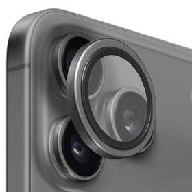 Buff iPhone 17 Pro Max Gri Metal Kamera Lens Koruyucu