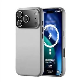 Buff iPhone 17 Pro Max Magsafe Rubber Fit Gri Silikon Kılıf