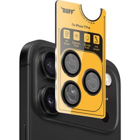 Buff iPhone 17 Pro Siyah Metal Kamera Lens Koruyucu