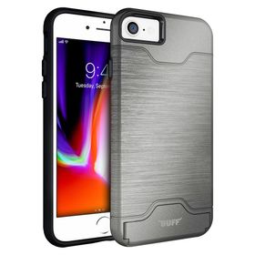 Buff iPhone 8-7 Silver Slim Folder Kılıf
