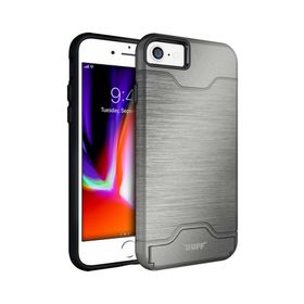 Buff iPhone 8-7 Silver Slim Folder Kılıf