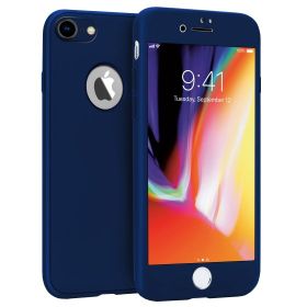 Buff iPhone 8 Blue 4D Kılıf