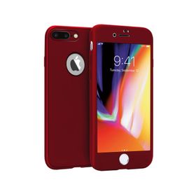 Buff iPhone 8 Plus Red 4D Kılıf