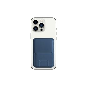 Buff Iphone Mavi Walletmag Stand Deri Cüzdan Kılıf