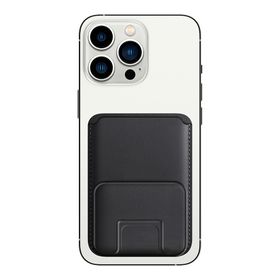 Buff Iphone Siyah Walletmag Stand Deri Cüzdan Kılıf