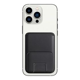 Buff Iphone Siyah Walletmag Stand Deri Cüzdan Kılıf