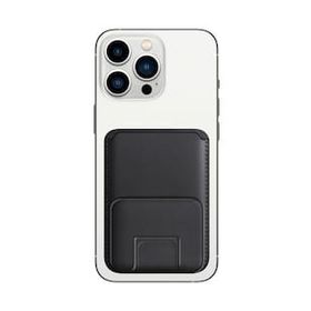 Buff Iphone Siyah Walletmag Stand Deri Cüzdan Kılıf