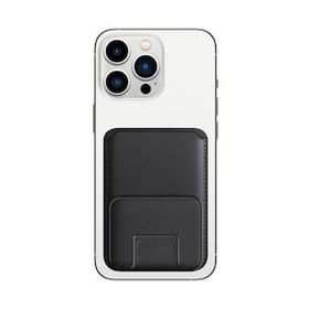 Buff Iphone Siyah Walletmag Stand Deri Cüzdan Kılıf