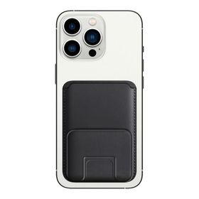 Buff Iphone Siyah Walletmag Stand Deri Cüzdan Kılıf