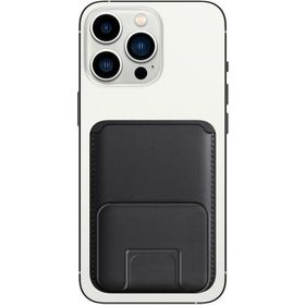 Buff Iphone Siyah Walletmag Stand Deri Cüzdan Kılıf