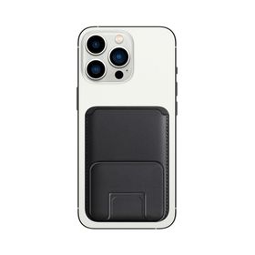Buff Iphone Siyah Walletmag Stand Deri Cüzdan Kılıf