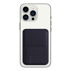 Buff iPhone WalletMag Stand Deri Purple Cüzdan