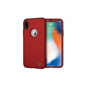 Buff iPhone X Red 4D Kılıf
