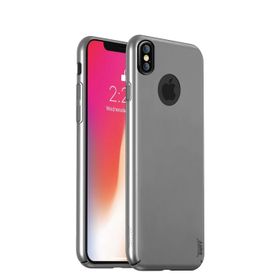 Buff iPhone X Slim Fit Gümüş Kılıf