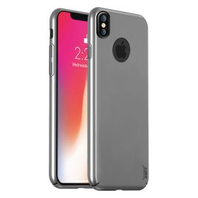 Buff iPhone X Slim Fit Gümüş Kılıf