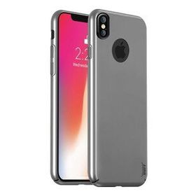 Buff iPhone X Slim Fit Gümüş Kılıf