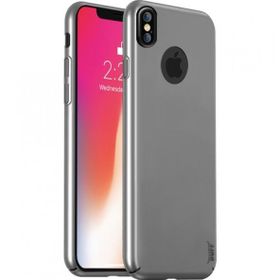 Buff iPhone X Slim Fit Gümüş Kılıf