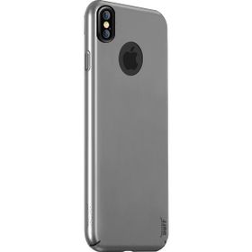 Buff iPhone X Slim Fit Gümüş Kılıf