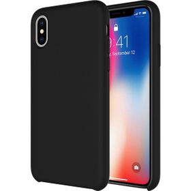 Buff iPhone Xs Max Black Rubber Fit Kılıf