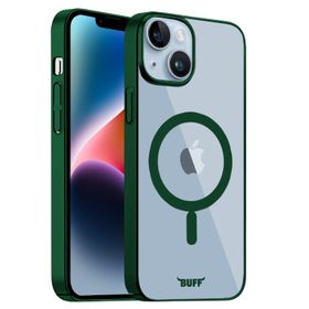 Buff Koyu Yeşil iPhone 14 MagSafe Slim Fit Case Kılıf