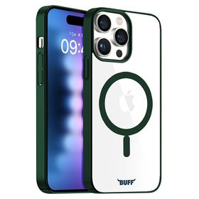 Buff Koyu Yeşil iPhone 15 MagSafe Slim Fit Kılıf